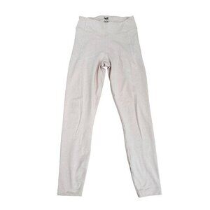 Puma Womens Pale Pink High-Waisted Leggings Size S Stretchy & Breathable Fabric